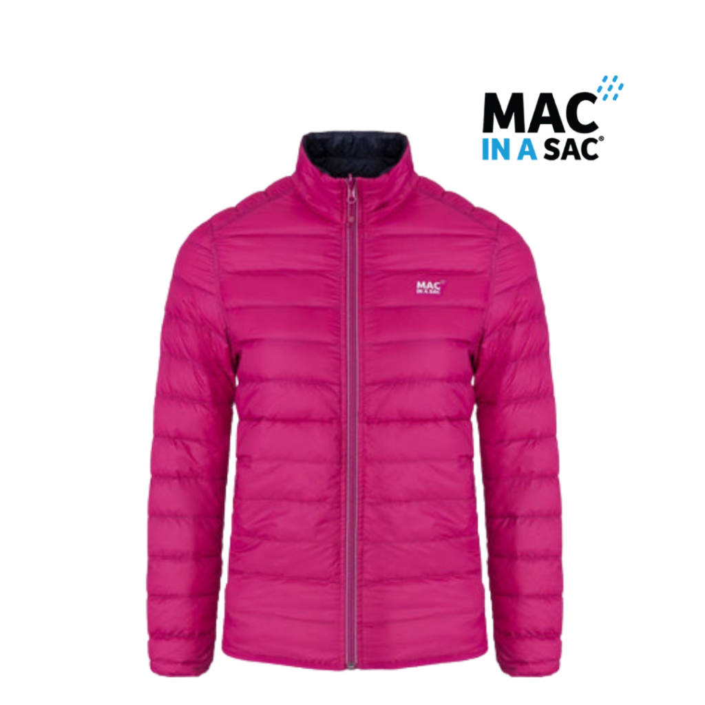 Mac In A Sac Jacket Polar Women’s Reversible Down Fuchsia/Navy